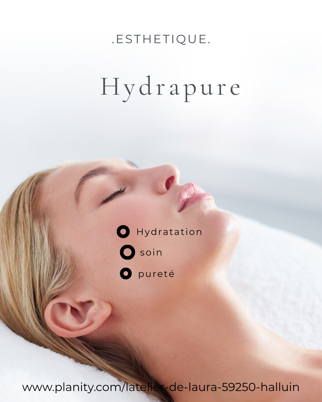 Soin Hydrapure + 1 zone lift collagène (1h15)